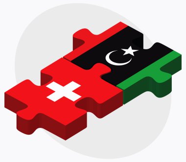 İsviçre ve Libya bayrakları