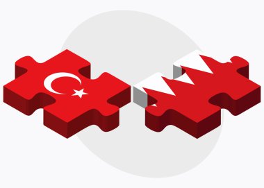 Türkiye ve Bahreyn bayrakları 