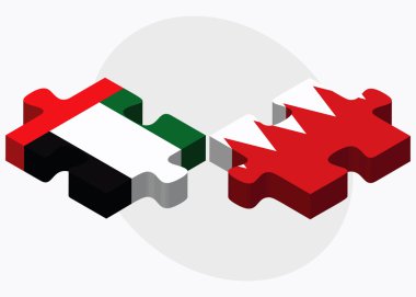 Birleşik Arap Emirlikleri ve Bahreyn bayrakları