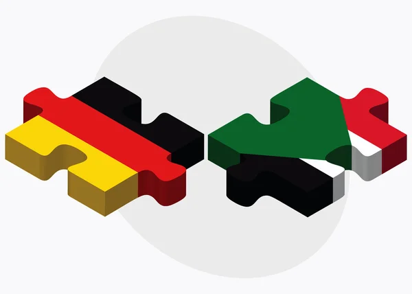 Прапори Німеччини та Судану — стоковий вектор