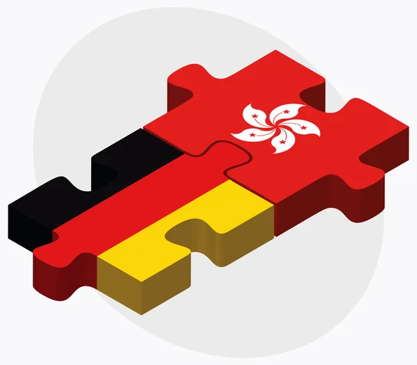 Německo a Čína Hong Kong Sar — Stockový vektor