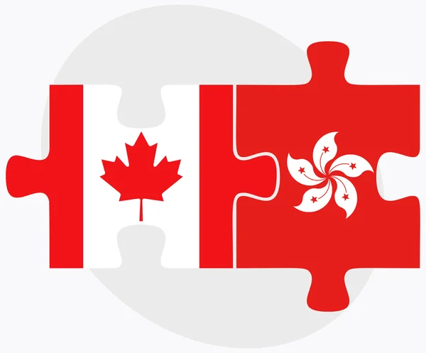 Канада и Гонконг SAR Китай — стоковый вектор
