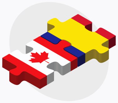 Kanada ve Andorra bayrakları