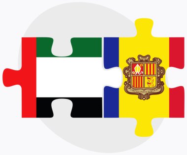 Birleşik Arap Emirlikleri ve Andorra bayrakları