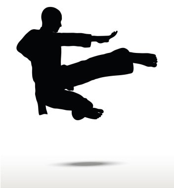 karate siluet