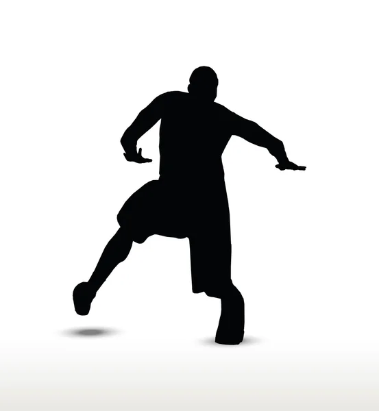 Jugador de baloncesto — Vector de stock