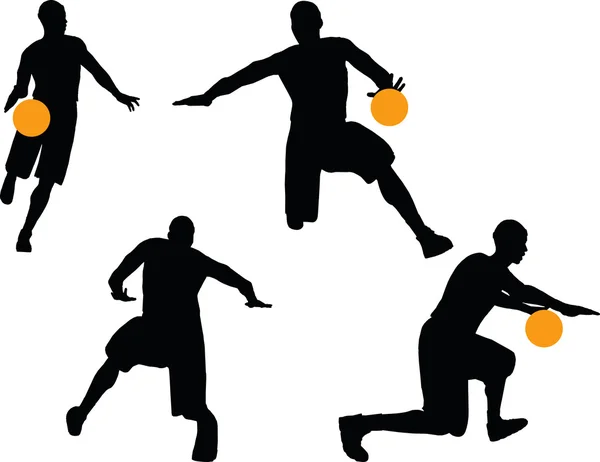 Basketballspieler — Stockvektor