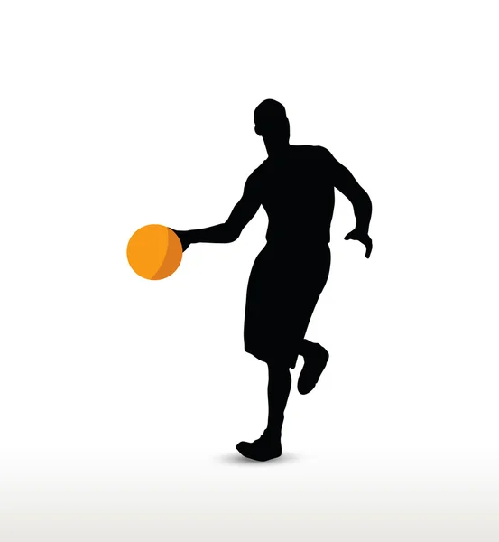 Joueur de basket — Image vectorielle