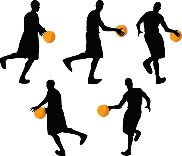 Joueur de basket — Image vectorielle