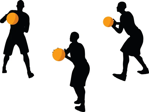 Joueur de basket — Image vectorielle