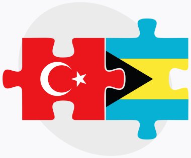 Türkiye ve Bahamalar bayrakları