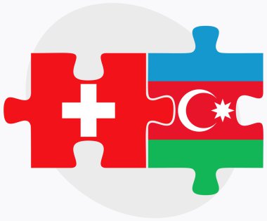 İsviçre ve Azerbaycan bayrakları