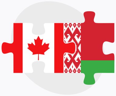 Kanada ve Beyaz Rusya bayrakları