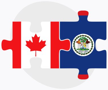 Kanada ve Belize bayrakları