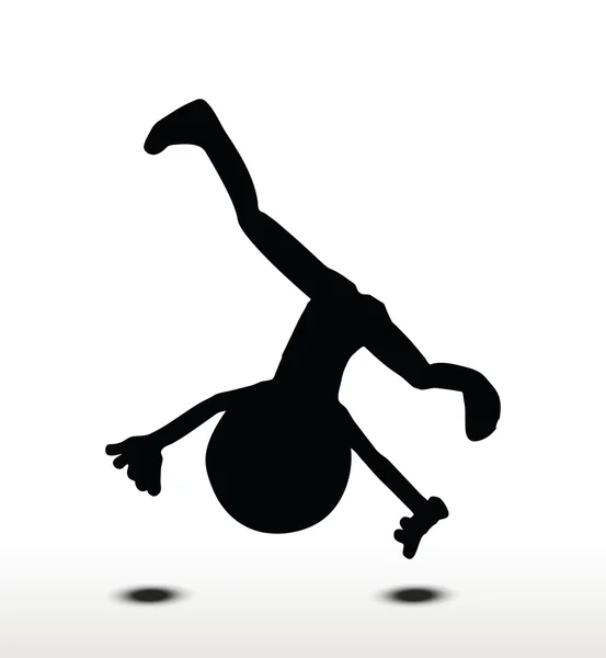 Cartwheel silhouette vector Stock Vectors, Royalty Free Cartwheel