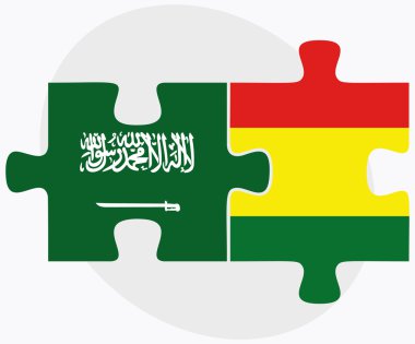 Suudi Arabistan ve Bolivya bayrakları
