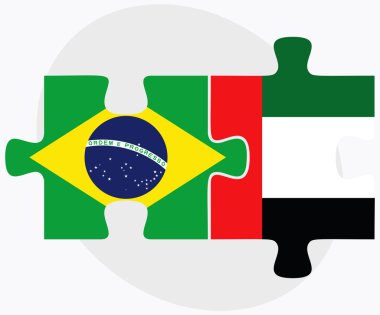 Birleşik Arap Emirlikleri ve Brezilya bayrakları