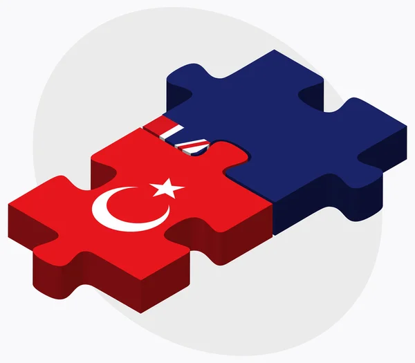 Türkiye ve Cayman Adaları — Stok Vektör