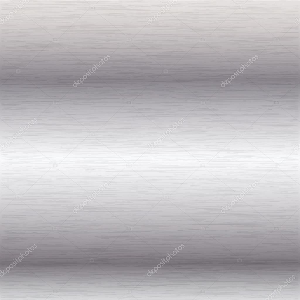 brushed silver surface