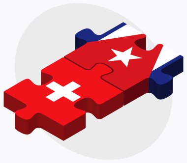 İsviçre ve Küba bayrakları