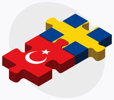 Türkiye ve İsveç bayrakları