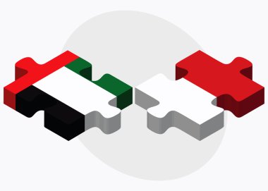 Birleşik Arap Emirlikleri ve Monaco bayrakları