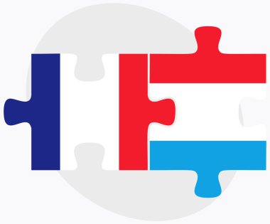 Fransa ve Lüksemburg bayrakları