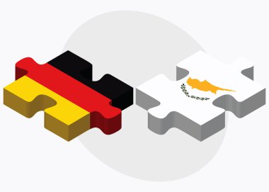 Almanya ve Kıbrıs Cumhuriyeti bayrakları