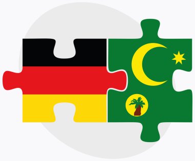 Almanya ve Cocos (Keeling) Adaları bayrakları