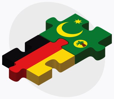 Almanya ve Cocos (Keeling) Adaları bayrakları