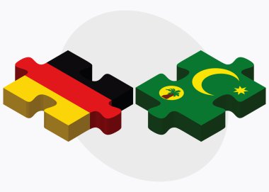 Almanya ve Cocos (Keeling) Adaları bayrakları