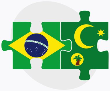 Brezilya ve Cocos (Keeling) Adaları bayrakları