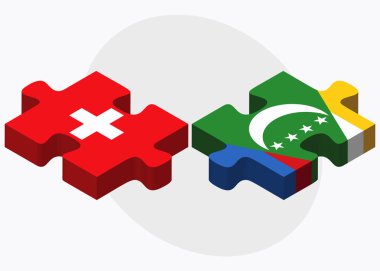 İsviçre ve Komor bayrağı