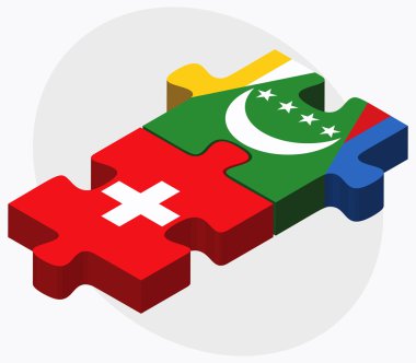 İsviçre ve Komor bayrağı