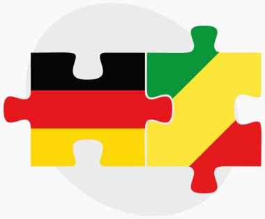 Almanya ve Kongo bayrakları