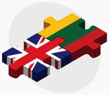 Birleşik Krallık ve Litvanya bayrakları