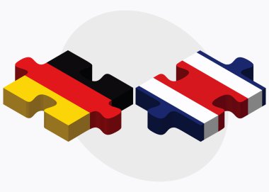 Almanya ve Kosta Rika bayrakları