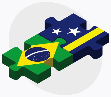 Brezilya ve Curacao bayrakları