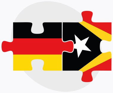 Almanya ve Doğu Timor bayrakları