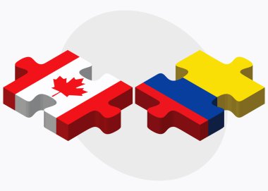 Kanada ve Ekvador bayrakları