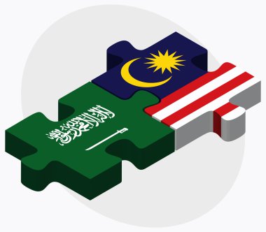 Suudi Arabistan ve Malezya bayrakları