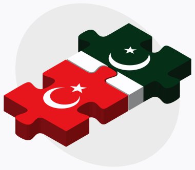 Türkiye ve Pakistan bayrakları