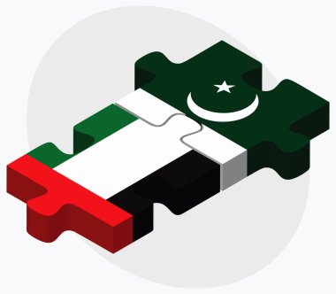 Birleşik Arap Emirlikleri ve Pakistan bayrakları