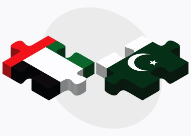 Birleşik Arap Emirlikleri ve Pakistan bayrakları