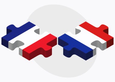 Fransa ve Paraguay bayrakları