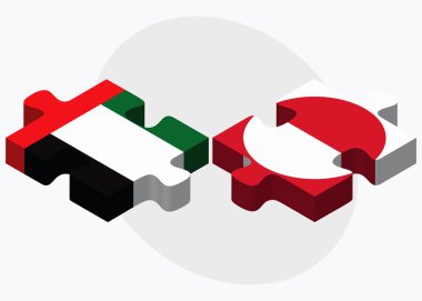 Birleşik Arap Emirlikleri ve Grönland bayrakları