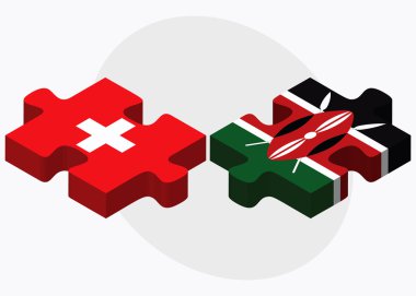 İsviçre ve Kenya bayrakları