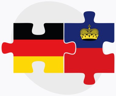 Almanya ve Liechtenstein bayrakları