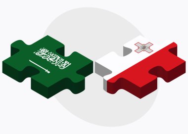 Suudi Arabistan ve Malta bayrakları