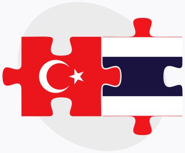 Türkiye ve Tayland bayrakları